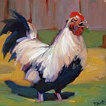 'Top O' the Mornin' Oil on Canvas 12 x 12 - Available